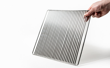 ストレートタフグリル フルサイズ 300×300 焼き網 アウトドア バーベキュー BBQ キャンプ 七輪 ステンレス 【046S012】