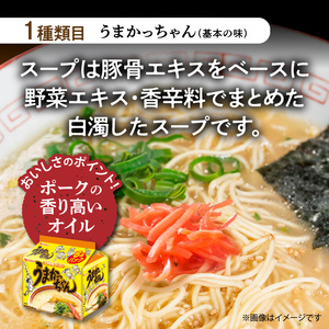 豚骨ラーメン うまかっちゃん 食べ比べ60食セット（各20食入り） _PC9306