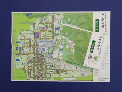 ならまち・きたまち周辺再生古地図（江戸中期）コギト 5-053