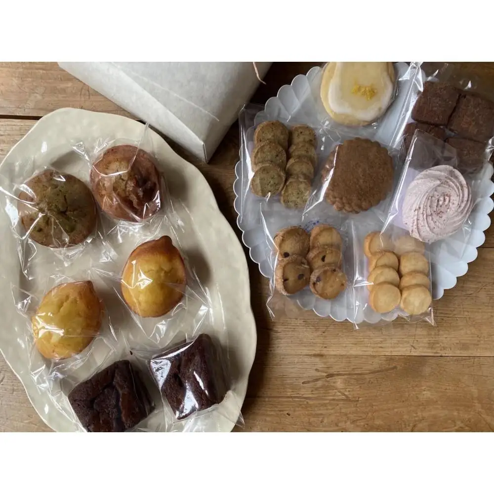 季節の素材を使った無添加焼き菓子詰め合わせセット【Lサイズ(ケーキ菓子6個・クッキー菓子7個)】