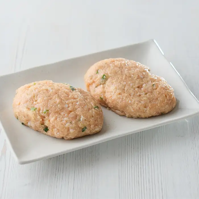 鶏ハンバーグ/成形済み7枚入り/鶏肉 ミンチ ハンバーグ 簡単調理 No.1067