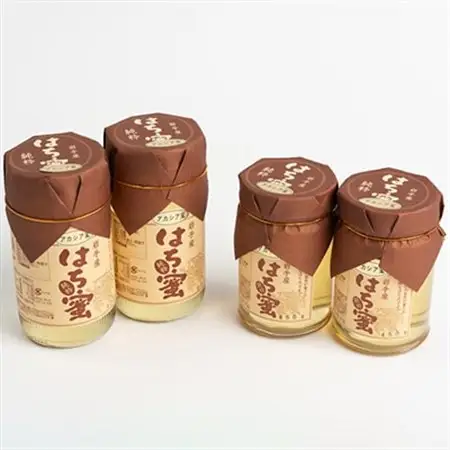 【100%軽米町産】天然ハチミツセット(アカシア蜜の600g2本と450g2本)_はちみつはちみつはちみつはちみつはちみつ_【配送不可地域：離島・沖縄県】【1070549】