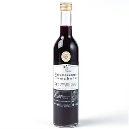 【軽米町産ヤマブドウ使用】100%山ぶどうジュース　500ml×1本_ぶどうぶどうジュースジュースジュース_【配送不可地域：離島・沖縄県】【1101954】