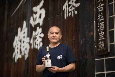 西條鶴　純米大吟醸原酒『神髄』、純米大吟醸『西鶴』飲み比べ