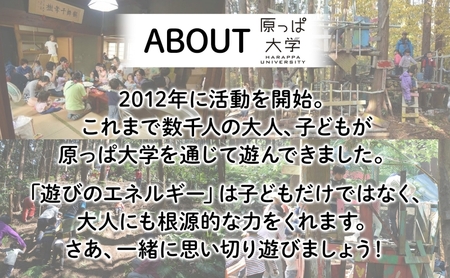 原っぱ大学 割引チケット 9000円分 体験 チケット フィールドワーク レジャー お出かけ スポット 親子体験 リフレッシュ デジタルデトックス リトリート 山 海神奈川県 逗子市