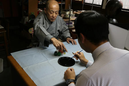 【工芸品】大和漆工芸 絵付け体験 1名分 12-064 伝統工芸品