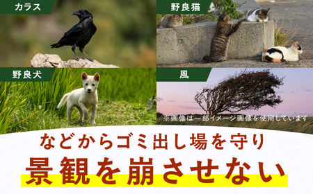 ゴミガードネット 【緑】（2m×3m） / ごみ置き場 ゴミ用 動物除け[AFCA027]