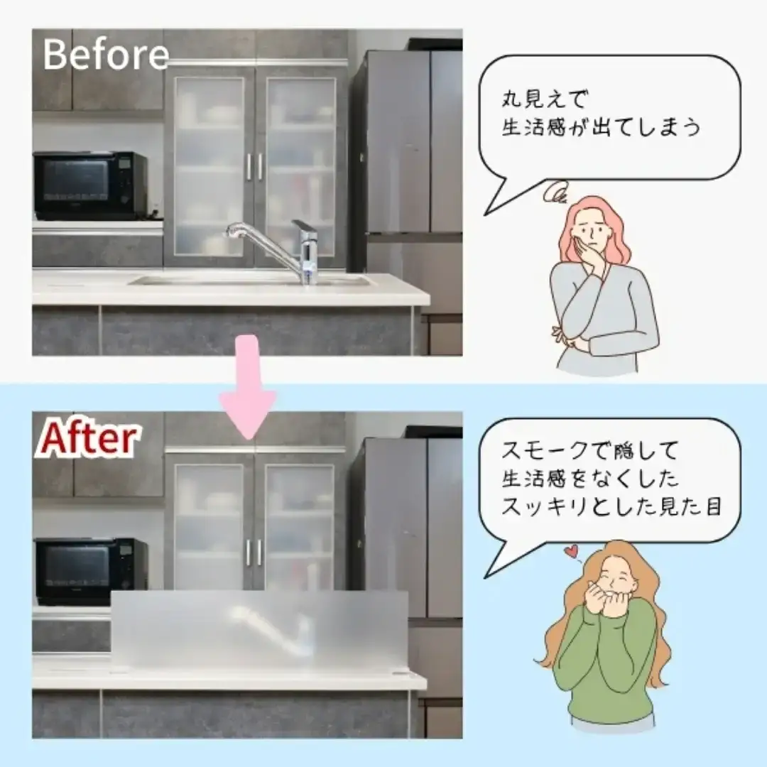 [キープロダクション] 目隠し＆水はね防止パネル90(アクリル)【017S134】