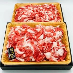 博多和牛 切り落とし 合計 1,000g (500g×2パック) 1kg 黒毛和牛 牛肉 和牛 切落し
