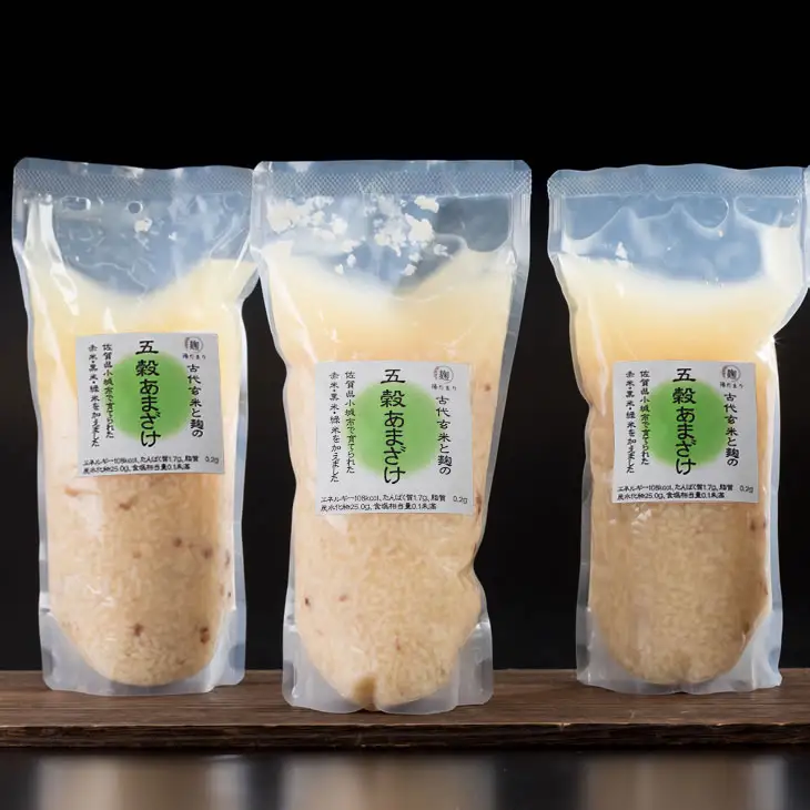 人気の五穀あまざけ（500g×4袋） 甘酒 ノンアルコール あま酒 甘酒 そよかぜ B120-071