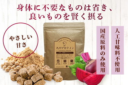 九州 プロテイン 280g (約14日分) ビーツ 高オレイン酸 大豆 沖縄県産 さとうきび スーパーフード 植物性 プロテイン 黒糖 国産 原料 美容 健康 115-0605