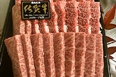 昭和21年創業 老舗が誇る A5ランク 佐賀牛 霜降り 焼肉セット！ _d-17