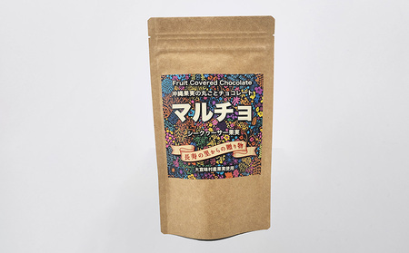 沖縄果実の丸ごとチョコレート　マルチョ2袋100g（1袋50g入り） シークヮーサー シークワーサー しーくわーさー チョコ ノビレチン 果実 お菓子 加工品 爽やか 甘酸っぱい 沖縄 おきなわ 大宜味 大宜味村 やんばる 送料無料 県産 ご当地 お土産 ふるさと納税