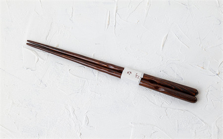 【Wood工房】拭き漆箸・ぶな　２４cm