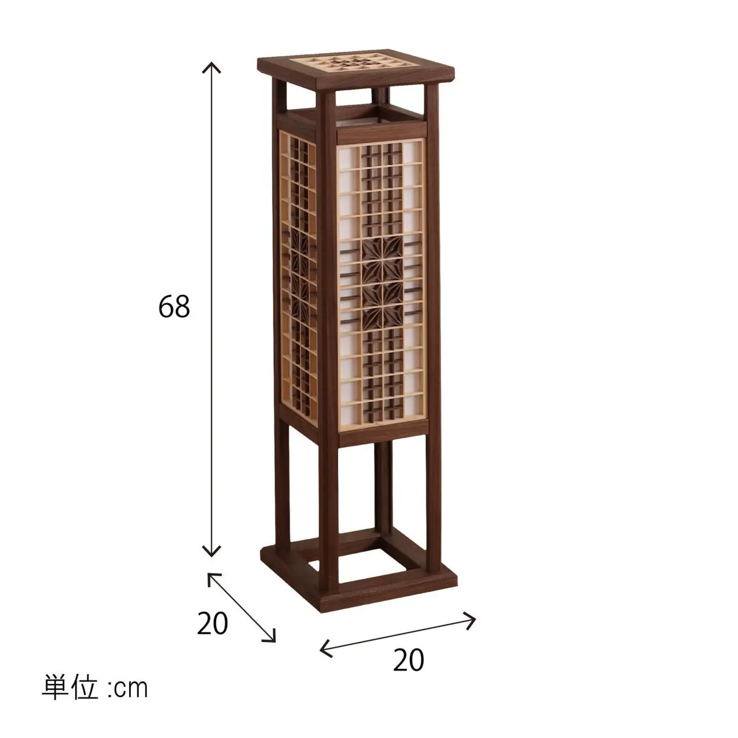 組子行燈 優雅 WN 2068/WN