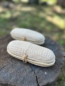 migiwa 柳で編んだメガネケースkinari / 伝統工芸品 行李編み メガネケース メガネ入れ 眼鏡 めがね 天然素材 高級 おしゃれ 和テイスト 大人 手作り ハンドメイド 日本製