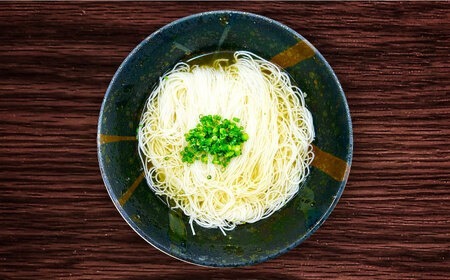 【つるっと！のどごし】島原手延そうめん 塩ラーメンスープ 3食セット 50g×6束 / 麺 乾麺 手延べ そうめん 素麺 そうめん ソーメン ラーメン 南島原市 / 三和サービス株式会社[SGB002]