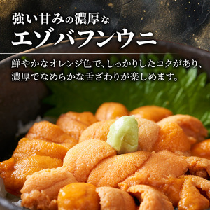 【先行予約：2026年6月以降発送】余市産「塩水うに（エゾバフンウニ）」100g×2_Y006-0036