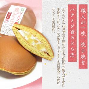老舗和菓子屋の自信作！信州りんご生どら10個入り   老舗 和菓子 どら焼き  長野県 大町市