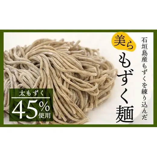 石垣島産　美らもずく麺（生麺2人前）&塩もずく（石垣島産太もずく）　RR-1