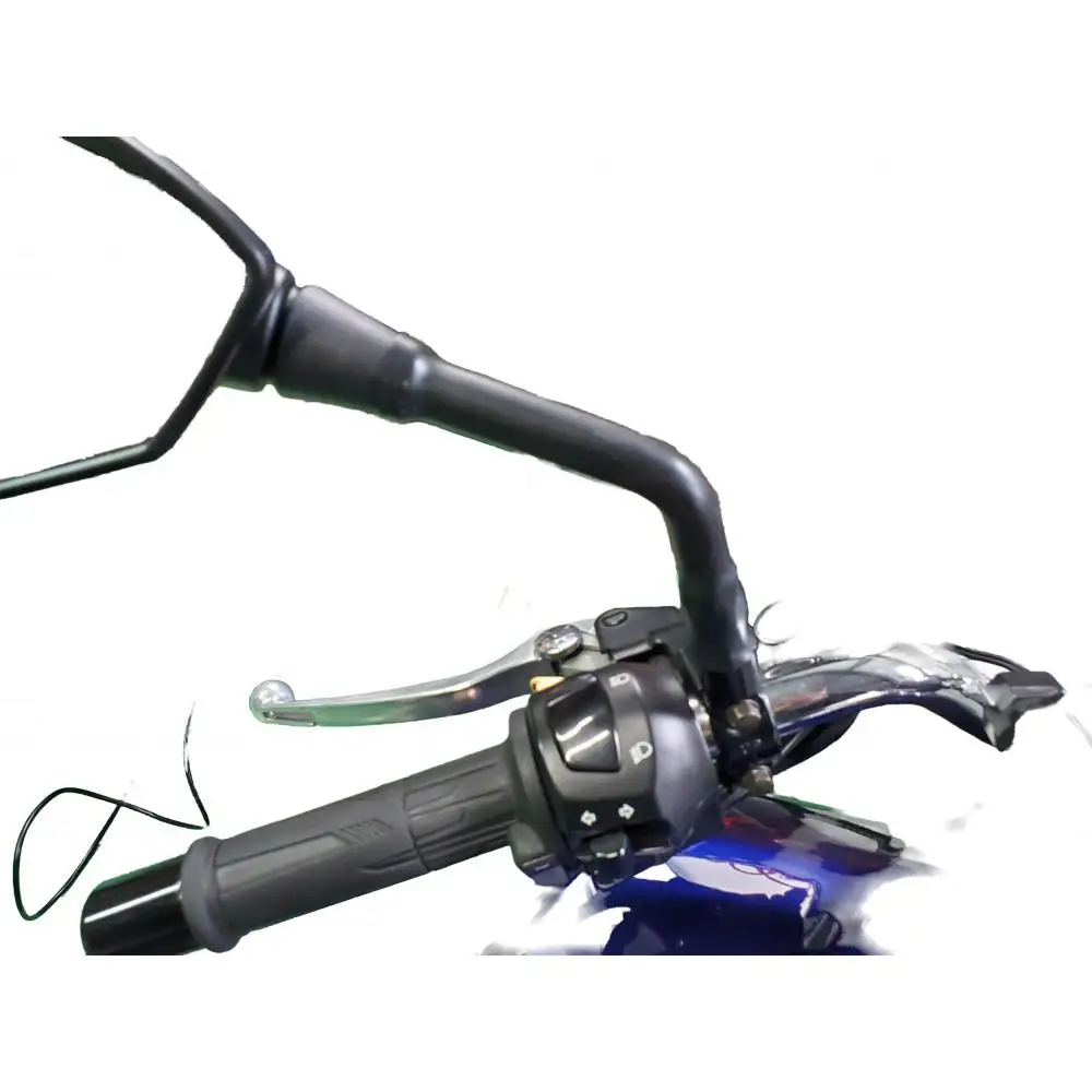 世界初　日米特許取得　熱収縮チューブ付バイク用バックミラー型前後ドライブレコーダー
