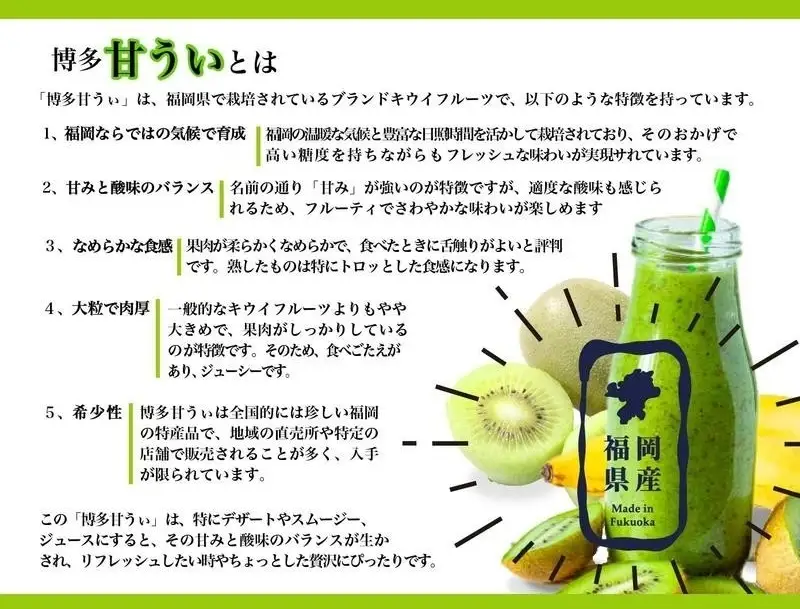 ＜2026年発送分・先行予約＞博多「甘うい」の贅沢果実　約3.6kg　キウイフルーツ キウイ