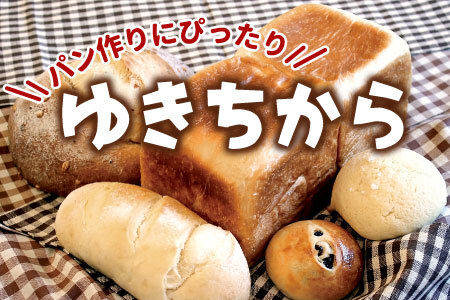 強力小麦粉 ゆきちから 3kg（1kg×3袋） 岐阜県 東白川村産 小麦 国産 お取り寄せ 強力粉 小麦粉