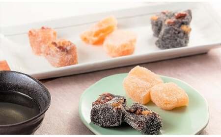 【定期便12ヶ月】３種のゆべし三味デザート スイーツ 和菓子 贈答 もちもち食感 くるみ お菓子 お土産 岩手県北上市 H0011 菓団