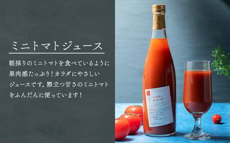 【6回定期便】北海道のあじわい便り トマトづくし 720ml×4本 300ml×3本 計7本×6回 合計42本 スパークリングトマト ジュース ミニトマトジュース 飲料 常温 北海道 浦臼町