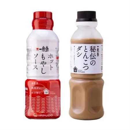 一風堂 簡単!人気!万能調味料 ホットもやしソース 秘伝のとんこつダシ 各1本セット_調味料 だし  ダシ  調味料   _【1570849】