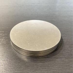 ステンレス製コースター 5枚セット｜野洲市 ステンレス製 コースター 5枚セット シンプル デザイン 耐久性 高品質 国産 インテリア キッチン雑貨 コーヒー ティータイム ギフト プレゼント お取り寄せ 通販 ふるさと納税 ｜