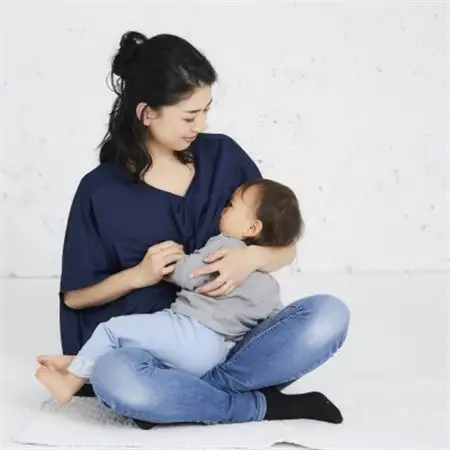 モーハウスの防災授乳服(吸水速乾Tシャツ)(ネイビー)_装飾品・工芸品 女性・レディース 洋服 _【配送不可地域：離島・沖縄県】【1590253】