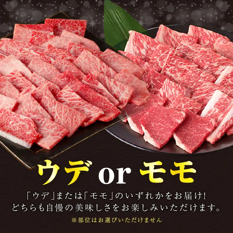 ≪肉質等級4等級以上≫黒毛和牛赤身焼肉(計1kg) 肉 牛 牛肉 国産_T030-0935