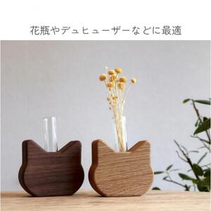 ねこ型花瓶２種セット