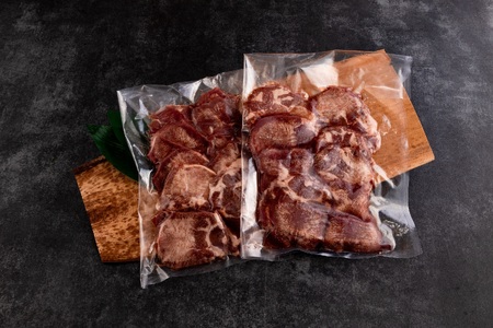 厚切り牛タン(外国産)塩味1kg 500g×2P真空パック