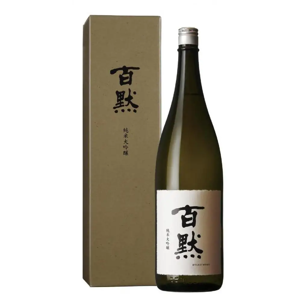 灘の地酒 百黙 純米大吟醸 1800ml 化粧箱入り 日本酒 人気 ギフト 兵庫県 神戸市