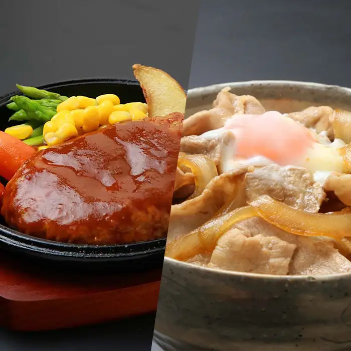 レンジでチン！金の桜黒豚 2種 おかず 詰め合わせ！6食入り 「金の桜黒豚煮込みハンバーグ（180g×3袋）」と「金の桜黒豚丼（180g×3袋）」冷蔵 小分け の おかず セット レンジ 簡単調理 レトルト 電子レンジ対応 温めるだけ で お手軽  時短！ おとも【00-057-35】