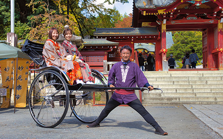 秩父花鳥風月　人力車ペア乗車券　40分 No.600