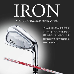 SHG0082　本間ゴルフ T//WORLD Vx N.S.PRO MODUS3TOUR 105 IRON #6～#P 5本組 ゴルフクラブ アイアン ツアーワールド