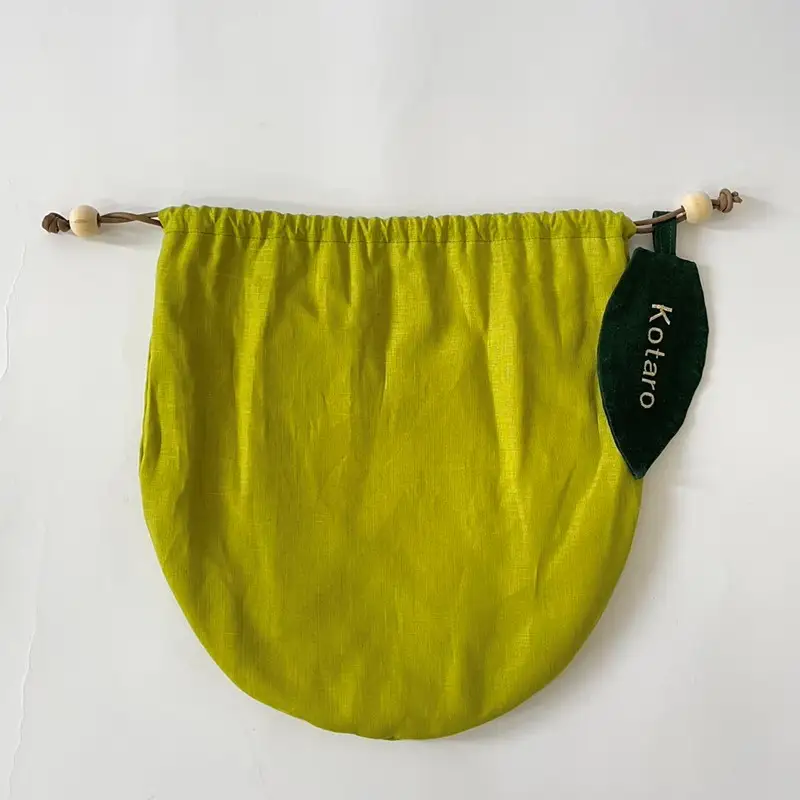 まんまるくだもの　なし巾着