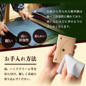 伊勢擬革紙 カード入れ [伝統工芸 カード入れ]