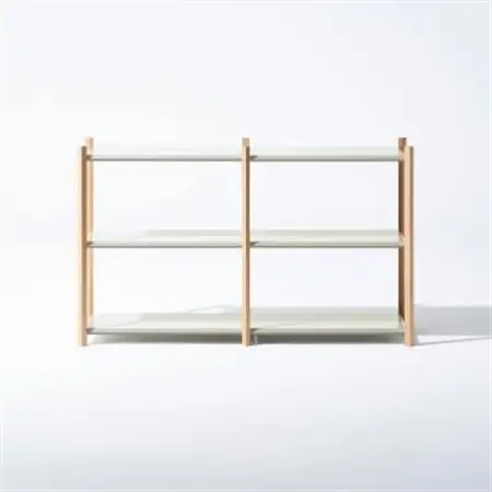【Fulcrum】Baguette shelf シェルフ/3段×2列(ホワイト)_雑貨・日用品  家具・インテリア _【1602676】