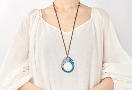 ＜KISSO＞Pendant Loupe_egA イエローホーン