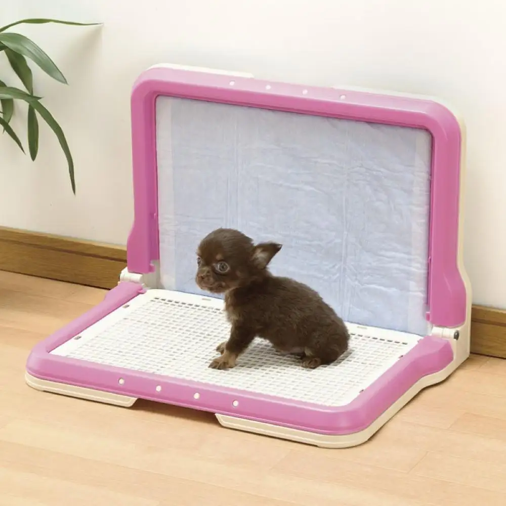 しつけ用ステップ L型トレー レギュラー【ダークブラウン】 犬 ペット