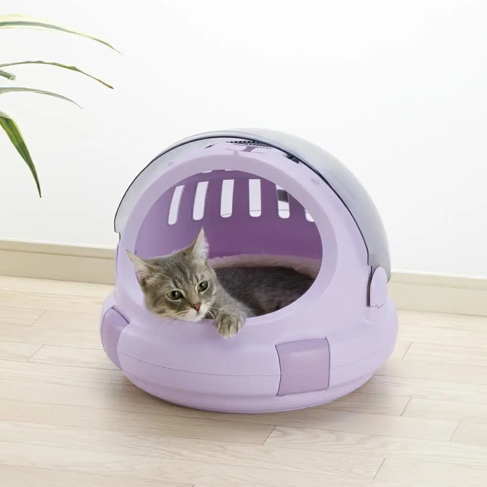 コロル おでかけネコベッド M【 パープル】 猫用キャリー ペット用品