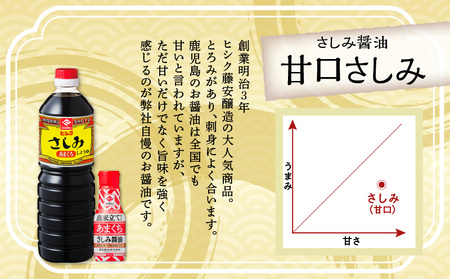 【5営業日以内に発送】 ヒシク藤安醸造 甘口さしみ 200ml × 6本 K026-005_03 調味料 スピード配送 最短 すぐ届く お急ぎ