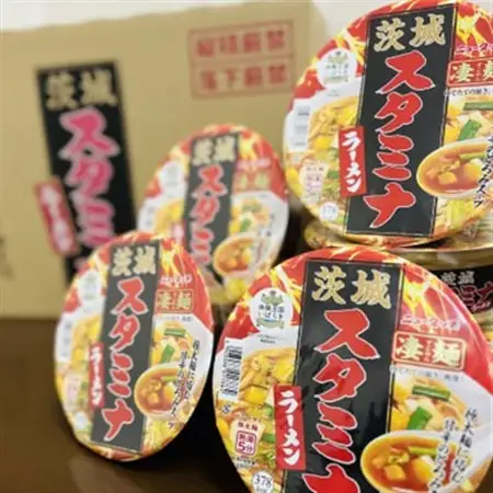 ニュータッチ 凄麺 茨城スタミナラーメン(ノンフライカップ麺)12食_麺 ラーメン  らーめん 拉麺_【配送不可地域：離島・沖縄県】【1603287】