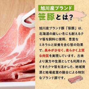 【定期便】【旭川産ブランド】笹豚肩ロース900g(9枚入り)×2ヶ月毎月発送 | 豚肉 豚肉 _04817