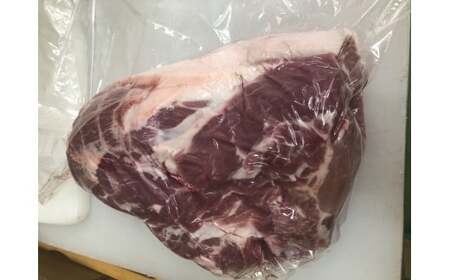 千葉県山武市産　あじわいポーク肩ロース　約2kg ／豚肉 ロース 肩ロース ポーク ブロック肉 豚ロース とんかつ ソテー ぶた肉 ブタ肉 国産 千葉県 山武市 SMBT002