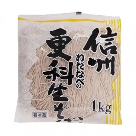 渡辺製麺の信州そば 更科生そば 1kg 6人前 冷蔵品 信州八ヶ岳よりお届け_麺 そば  ソバ 蕎麦_【配送不可地域：離島】【1603523】